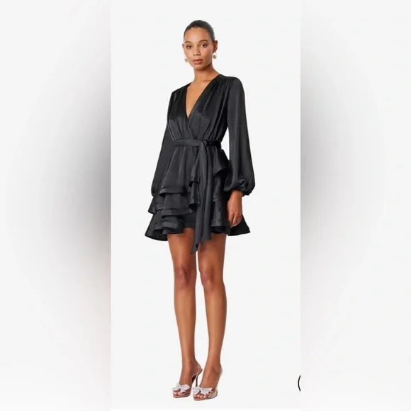 knee length dresses for ladies Lilydale Shift Mini Dress in Black